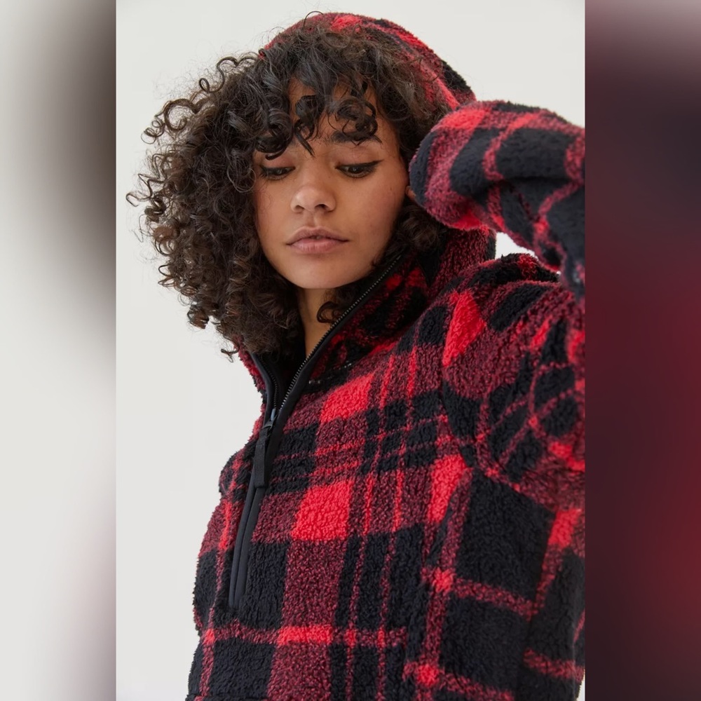 The North Face Women’s 2.0 Campshire Sherpa Pullover Hoodie 1/4 Zip - L - Picture 2 of 15